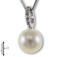 Collana Gemoro Donna in Oro bianco Perla PP338BIA - PP338BIA